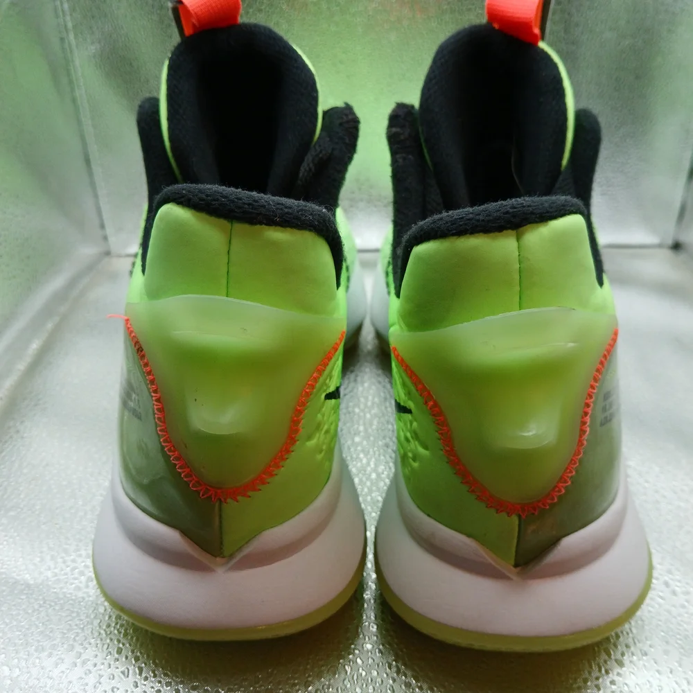 Nike Lebron Glow Green and Black Witness V Basketball Sneakers Men's Size 11